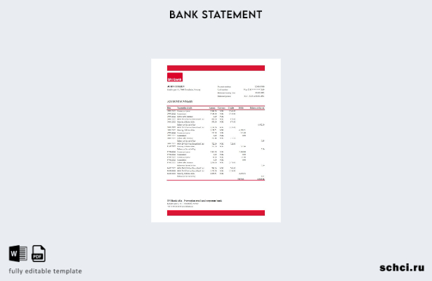цифровая загрузка шаблона Excel банковской выписки Норвегии BN